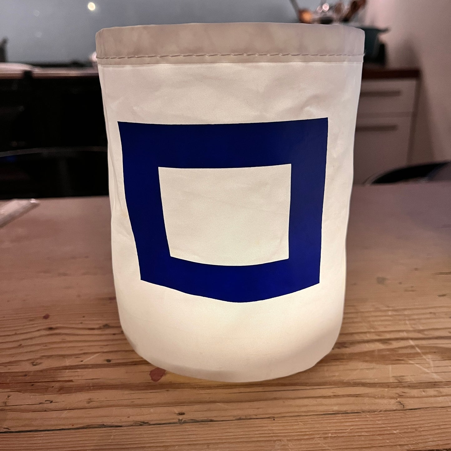 Lyslykt med Blue Peter