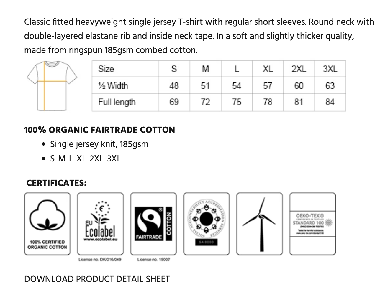 Kortermet hvit, t-skjorte med pålestikk