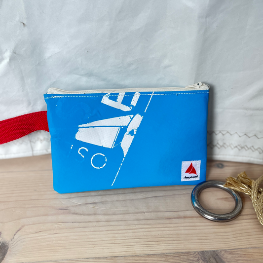 Liten clutch fra seiljakke, med lomme