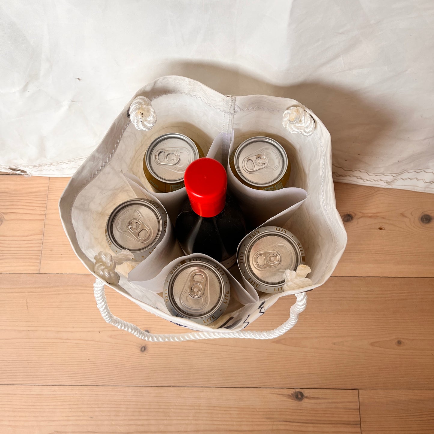 Ølbøtte med stor blå stjerne