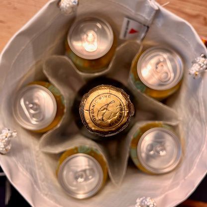 Ølbøtte med stor blå stjerne