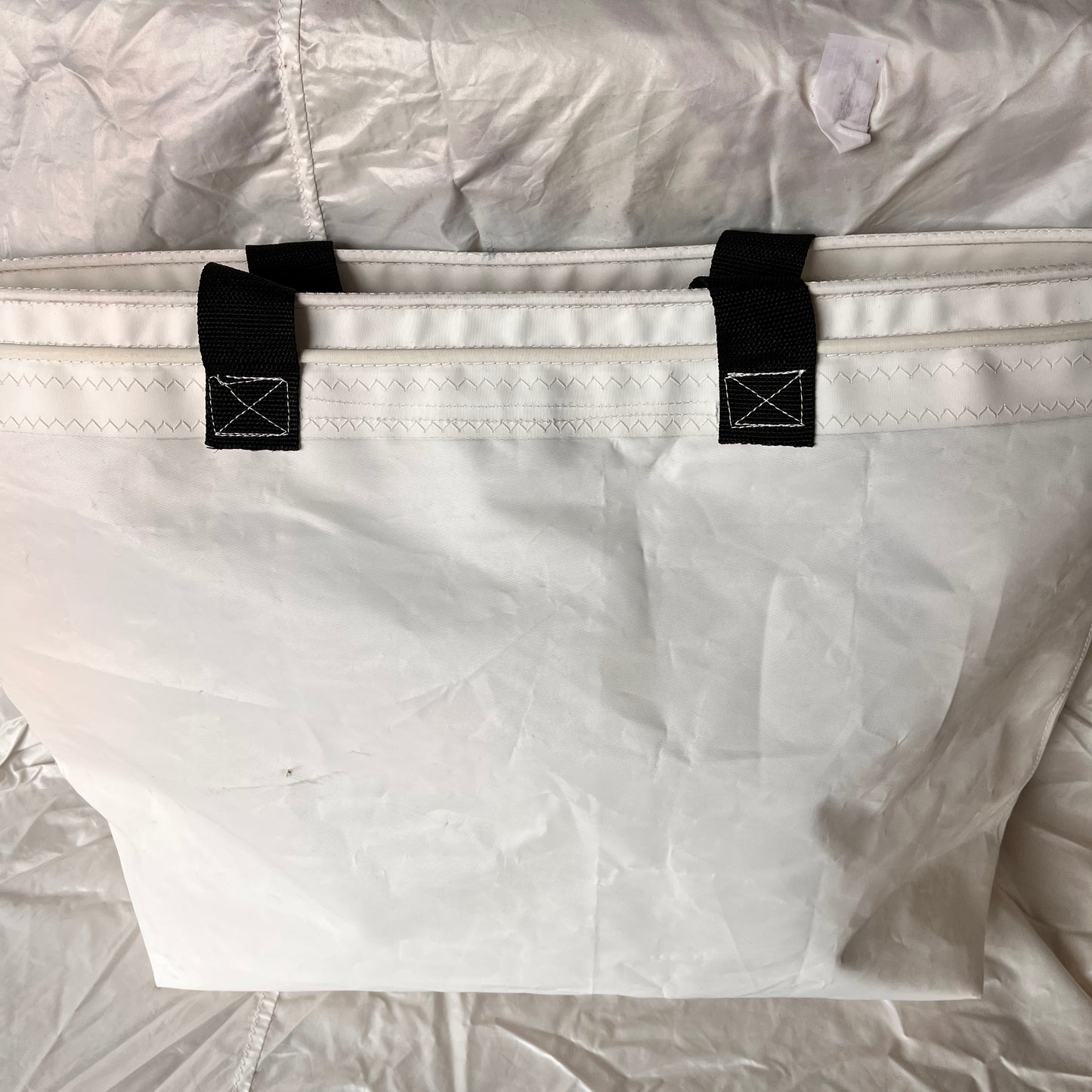 Stor bag med rødt anker og lus - salg!