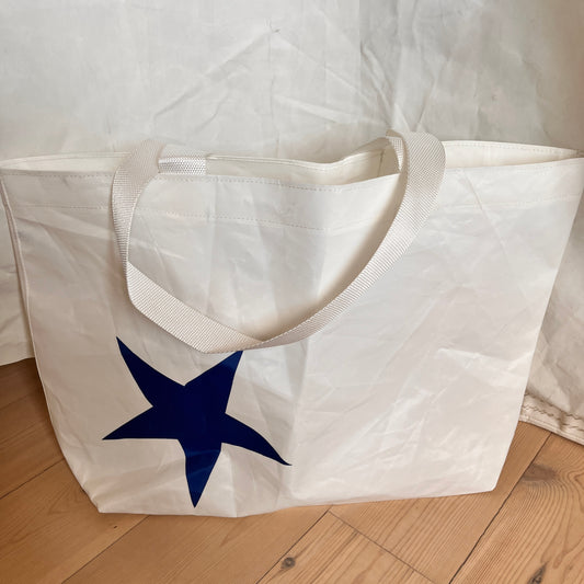 Stor bag med blå stjerne