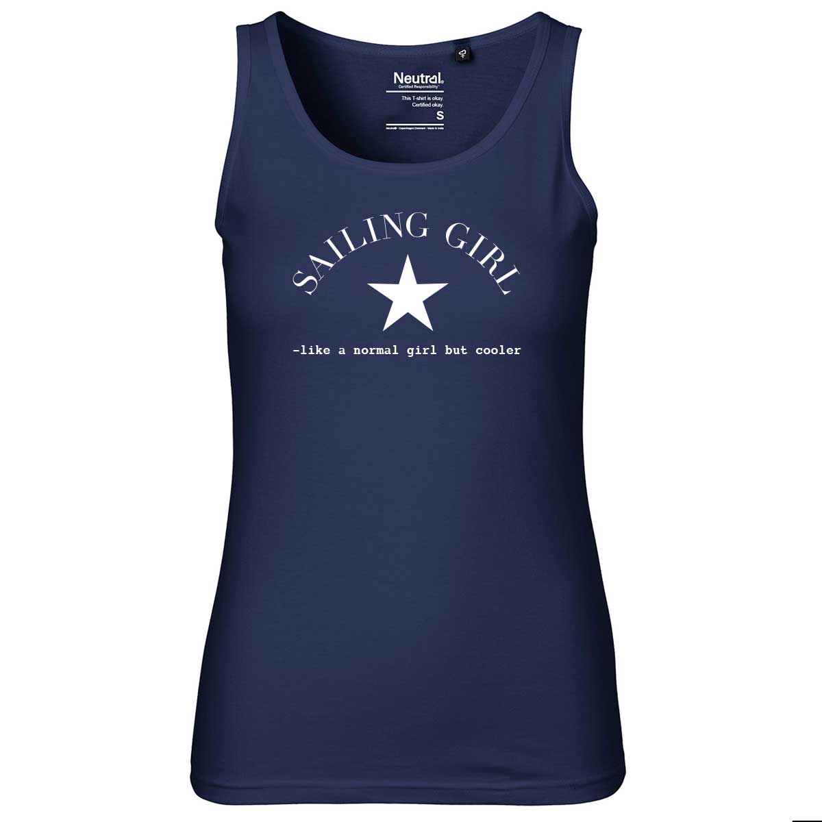Singlet med print, dame