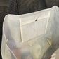 Stor bag med "vindu", grå