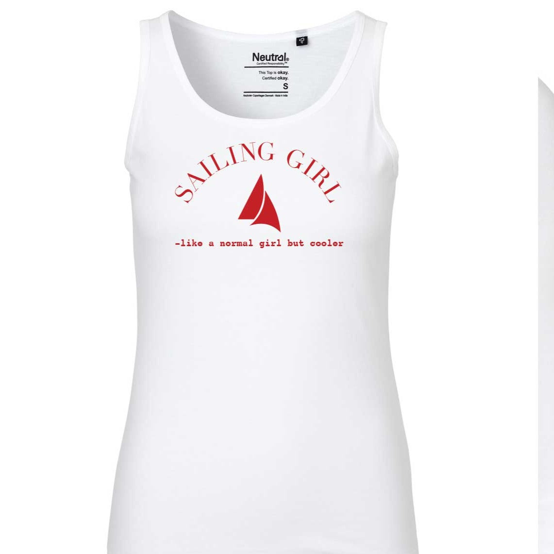 Singlet med print, dame